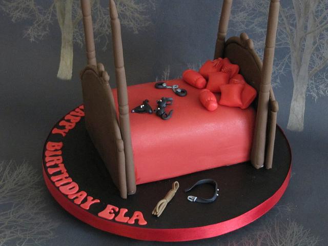Naughty Bed Cake Cake By Just Because Cakes Cakesdecor 