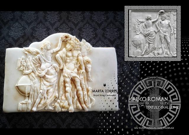Hercules..... my sweet base relieve for Greco Roman - An International Cake  Challenge
