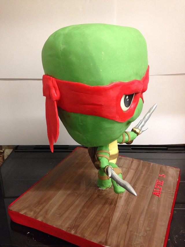 Chibi teenage mutant ninja turtle Raphael 