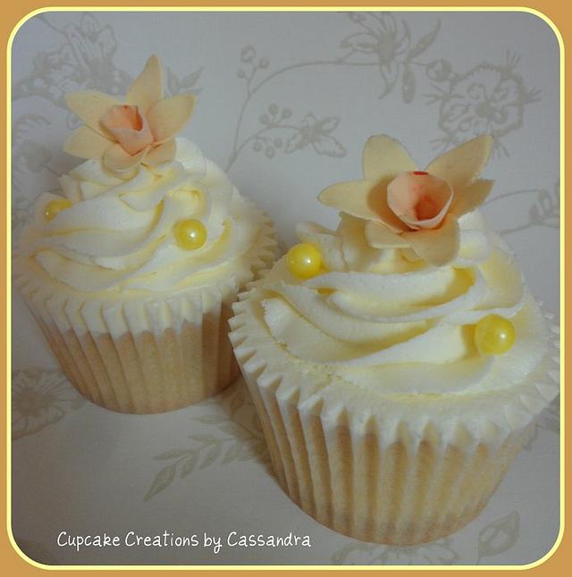 Daffodil Cupcakes