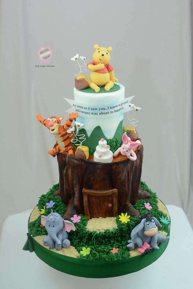 Winnie the Pooh Wedding Cake - Cake by Sugarpixy - CakesDecor