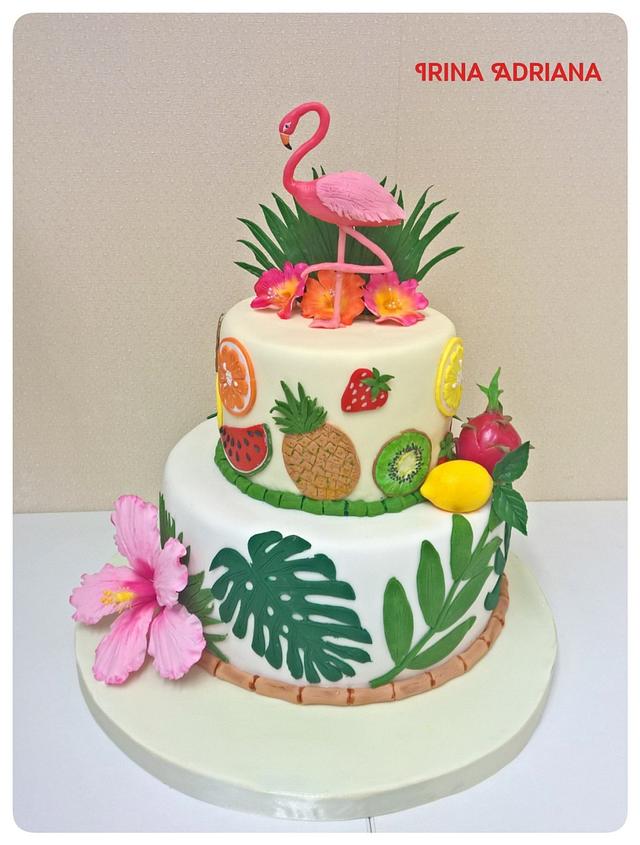 Tropical Cake - Cake by Irina-Adriana - CakesDecor