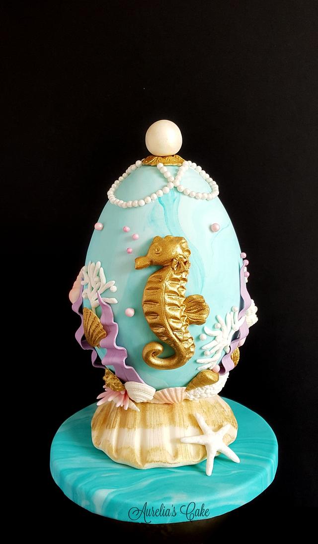 Under The Sea - Easter Faberge egg challenge by Bakerswood
