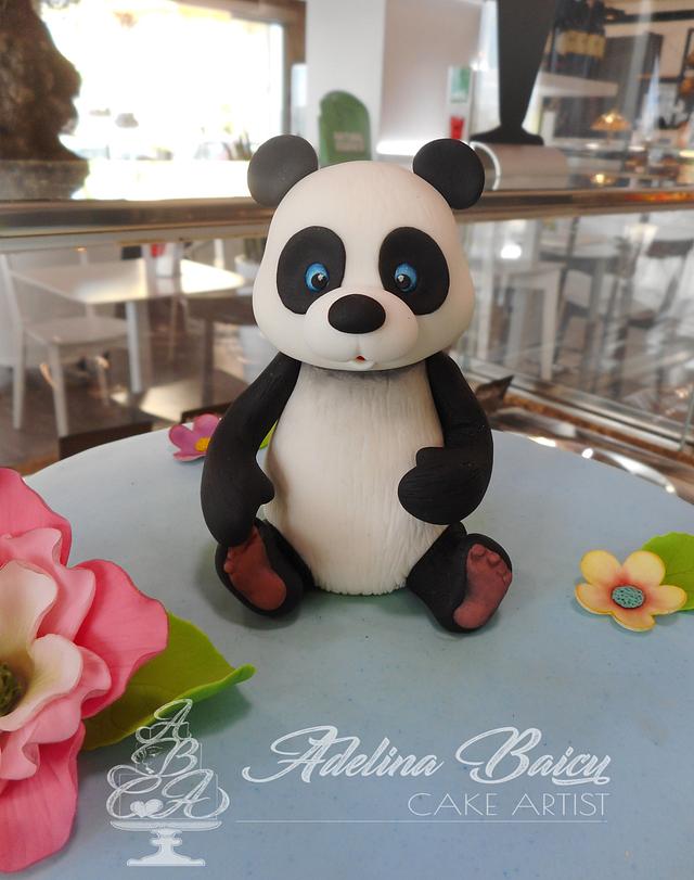 Panda & unicorn cake - Cake by Adelina Baicu Cake Artist - CakesDecor