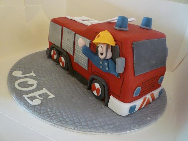 Fireman Sam (style 2) - Decorated Cake by The Faith, Hope - CakesDecor