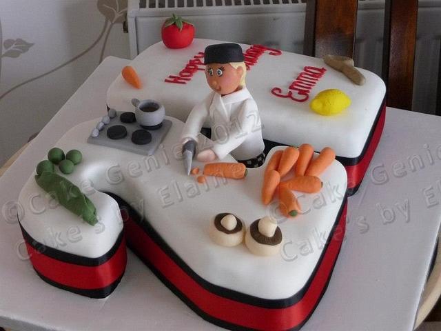 Chef or Cook For Fathers Cake, A Customize For Fathers cake