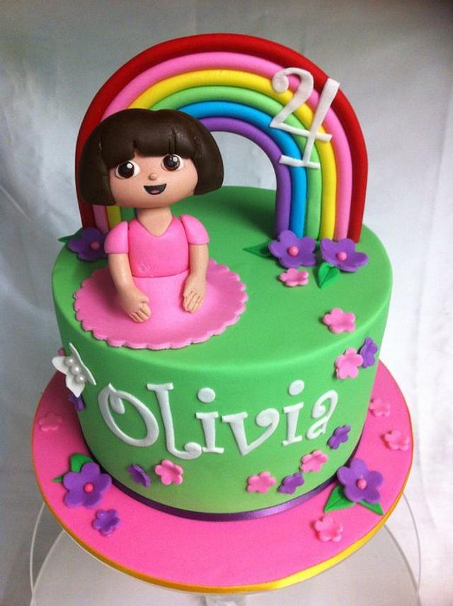 Dora The Explorer Birthday Cake – Apr 14 | Bakedy Cake