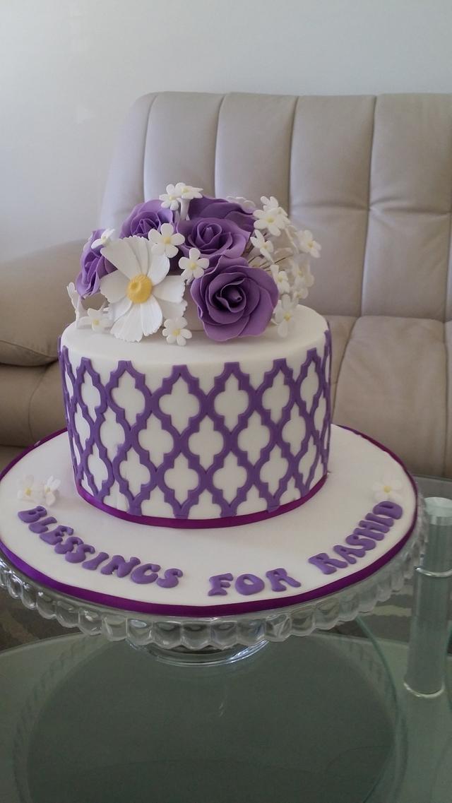 Purple Topsy Turvy Cake | I think this is beautiful. D reall… | Flickr
