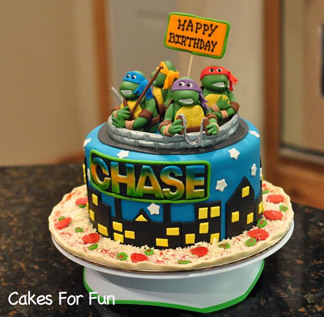 Ninja Turtles Cake - Cake by Cakes For Fun - CakesDecor