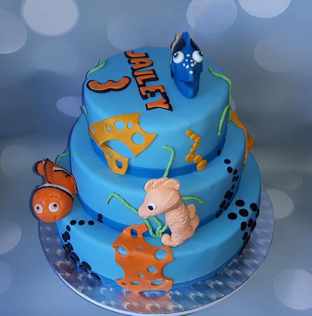 Dory En Nemo Birthday Cake Cake By Pluympjescake Cakesdecor