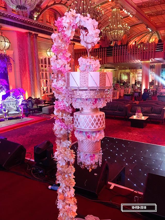 Chandelier Cake - Cake by SugarfanciesbyPooja - CakesDecor