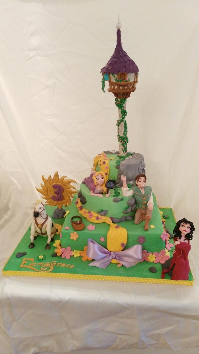 Rapunzel Cake Decorated Cake By Bakerylab Cakesdecor