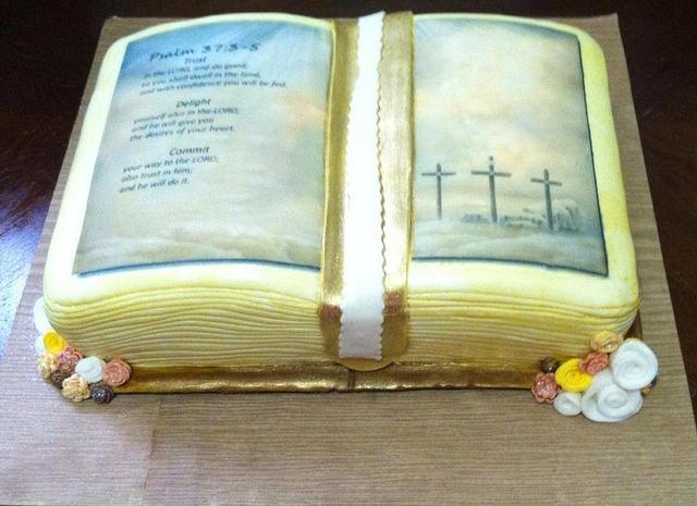 Bible cake - Decorated Cake by Sweet Dreams by Jen - CakesDecor