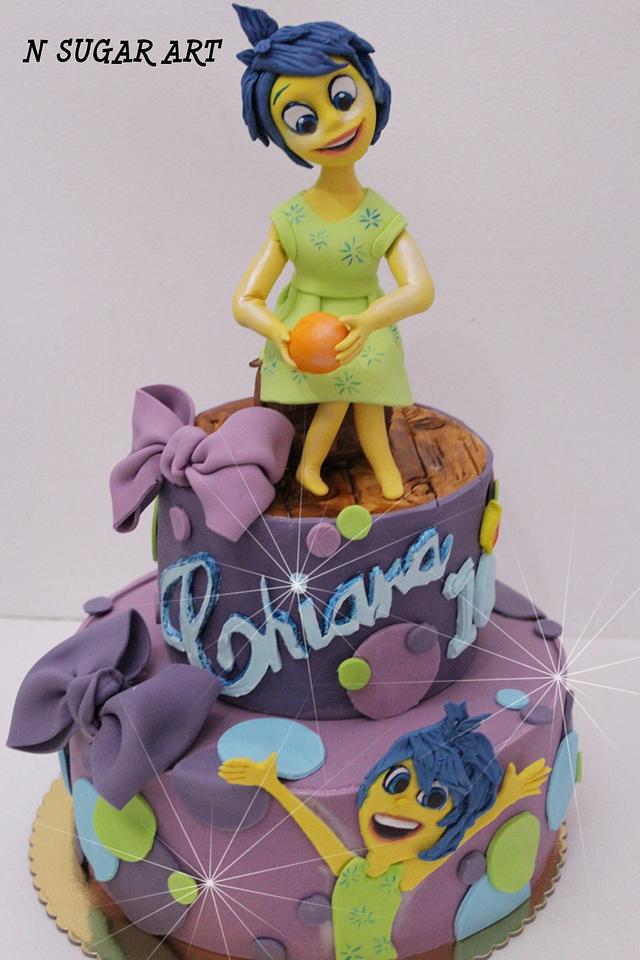 JOY -INSIDE OUT - Decorated Cake by N SUGAR ART - CakesDecor