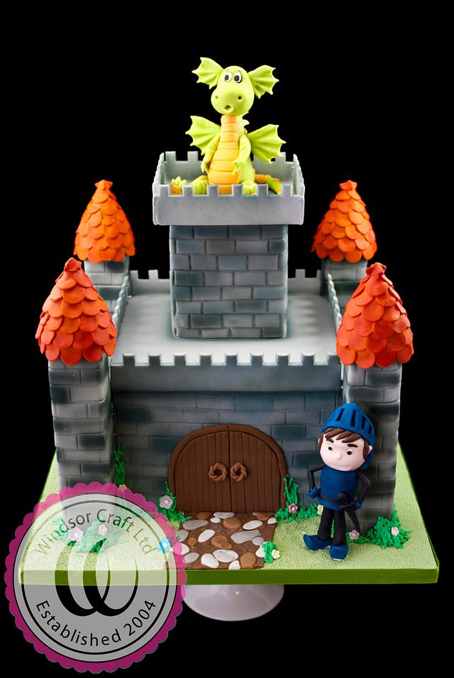 Dragon Guarded Castle Cake!