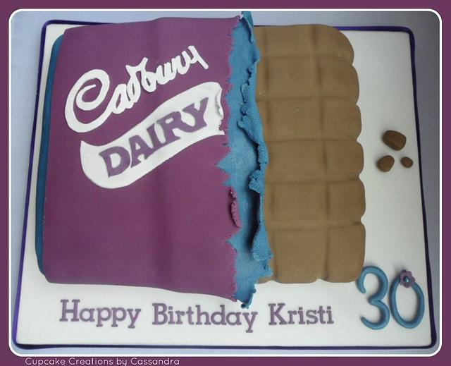 Dairy Milk Cake Decorated Cake by Cupcakecreations CakesDecor