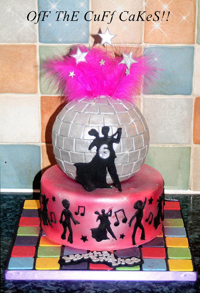 Strictly Come Dancing /mirror ball! - Decorated Cake by - CakesDecor