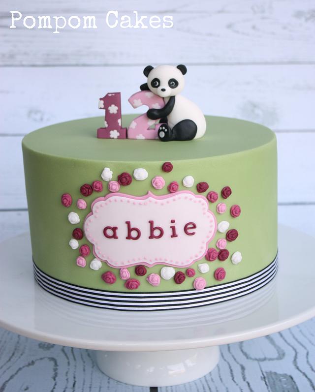 Cute little panda - Decorated Cake by PompomCakes - CakesDecor