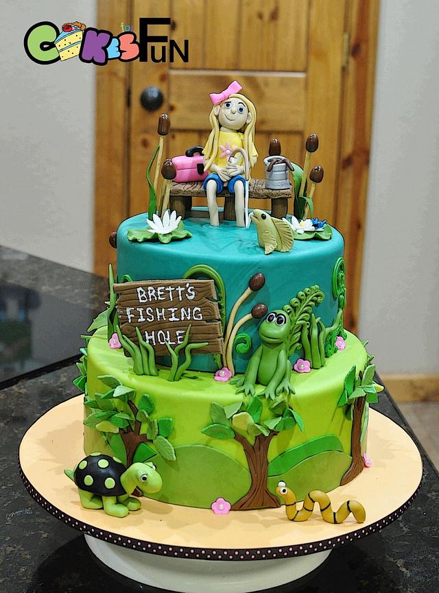 Gone Fishing Cake By Cakes For Fun Cakesdecor