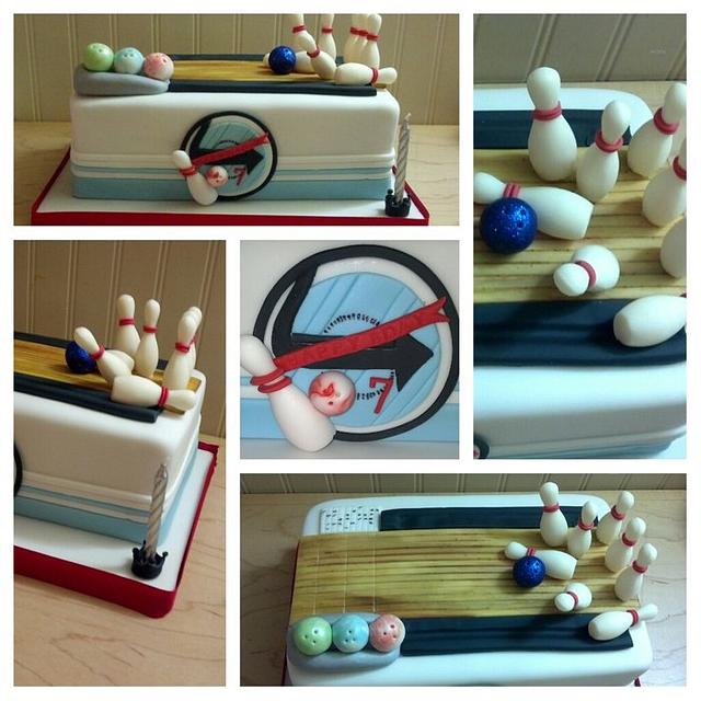 Bowling Lane - Decorated Cake by Naomi - CakesDecor