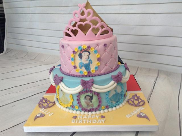 Half Half Princess Batman Cake By Sweet Lakes Cakes Cakesdecor