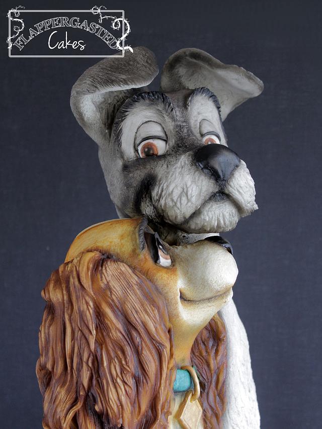 Lady and the Tramp 3D cake