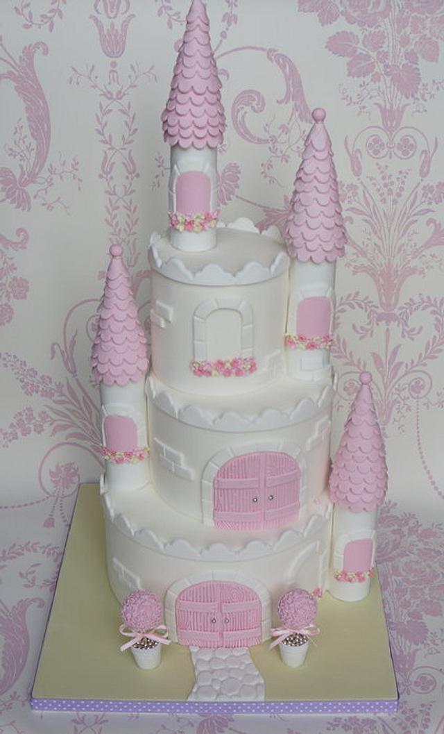 My First Princess Castle Cake - Decorated Cake by Let's - CakesDecor