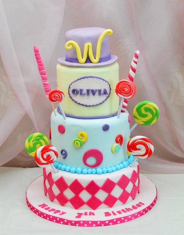 Willy wonka inspired cake - Decorated Cake by - CakesDecor