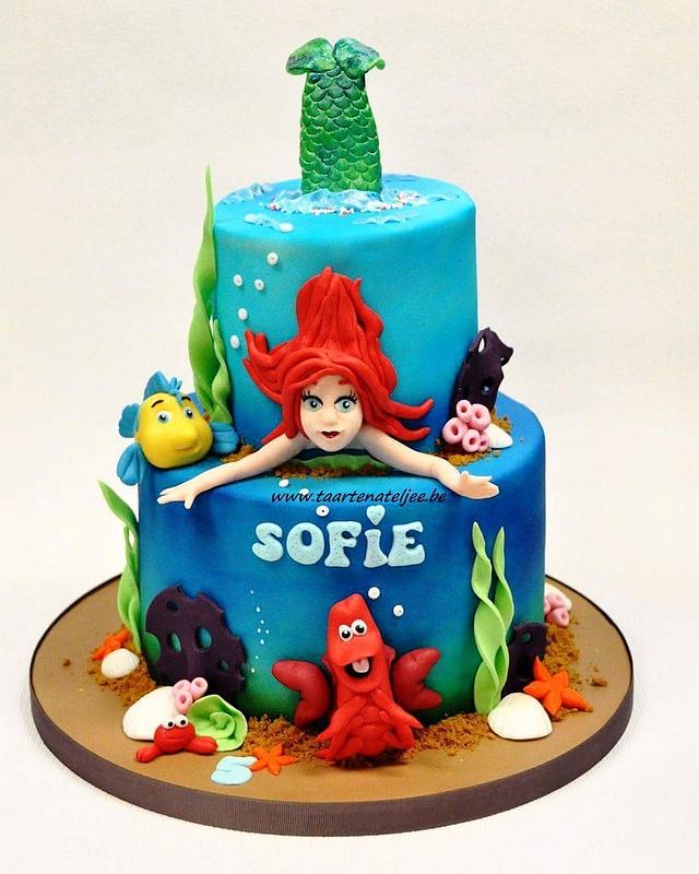 Ariel cake - Decorated Cake by Cathelyne - CakesDecor