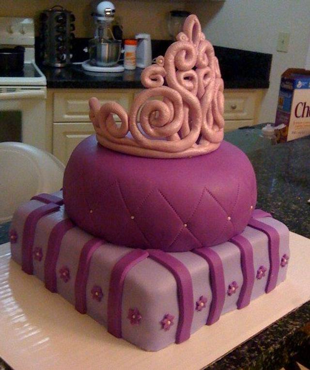 Girl's 16th birthday cake 