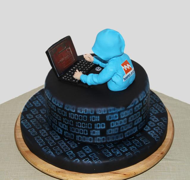 Cyber warrior cake