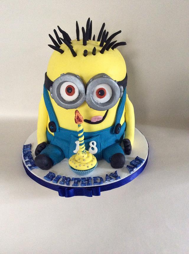 Minion - Decorated Cake by Elaine - CakesDecor