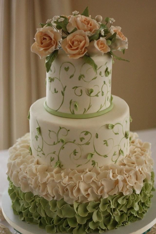 Spring Floral Cake - Decorated Cake by sweetonyou - CakesDecor