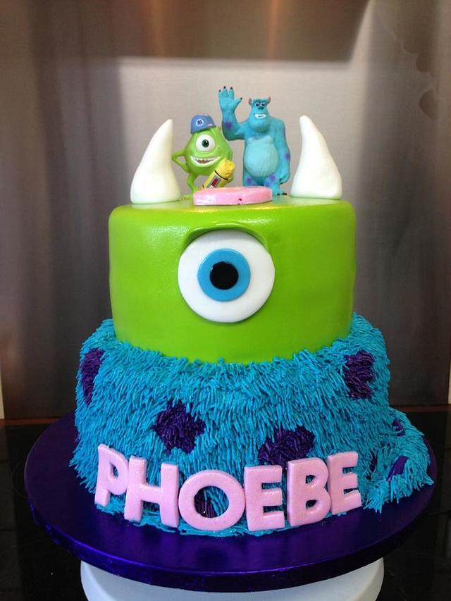 monster inc - Decorated Cake by pat & emma - CakesDecor