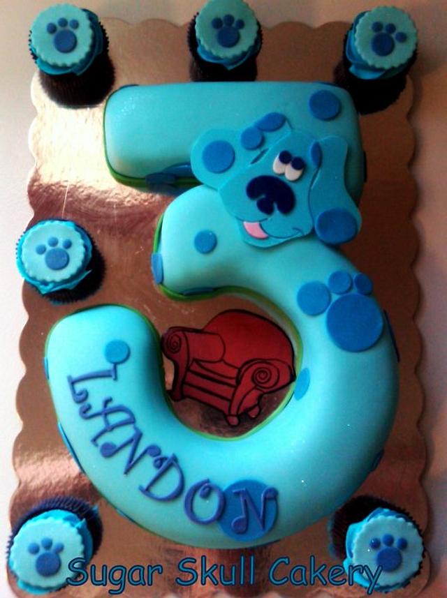 Blue's Clue's Birthday Cake