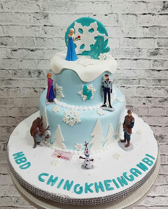 Frozen Fever - Decorated Cake By Michelle's Sweet - Cakesdecor