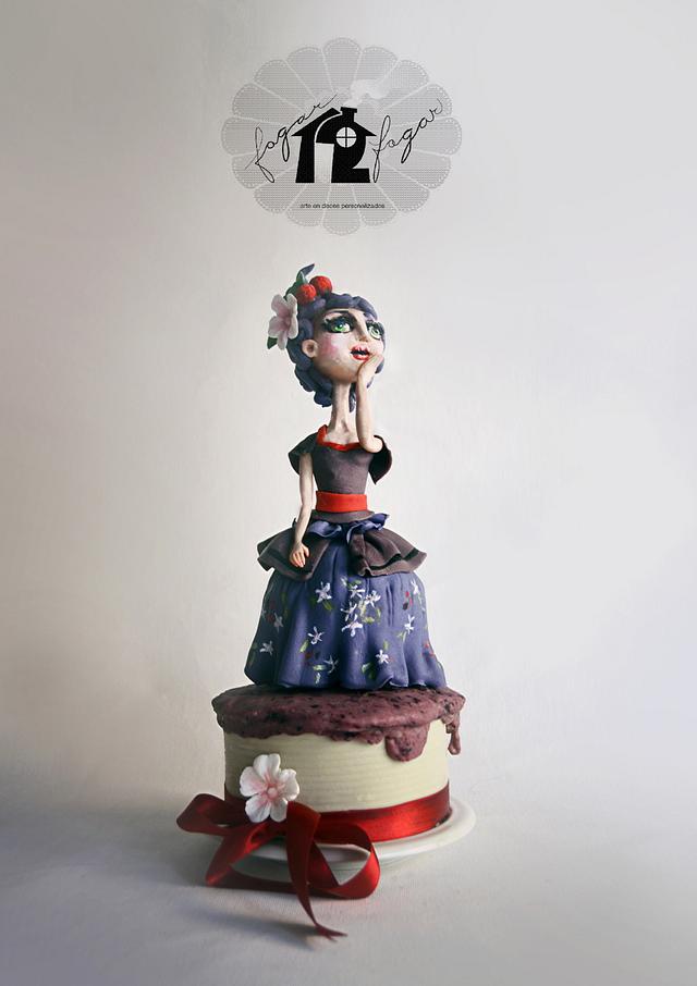 Mrs Mulberry - Cake by Daniel Diéguez - CakesDecor