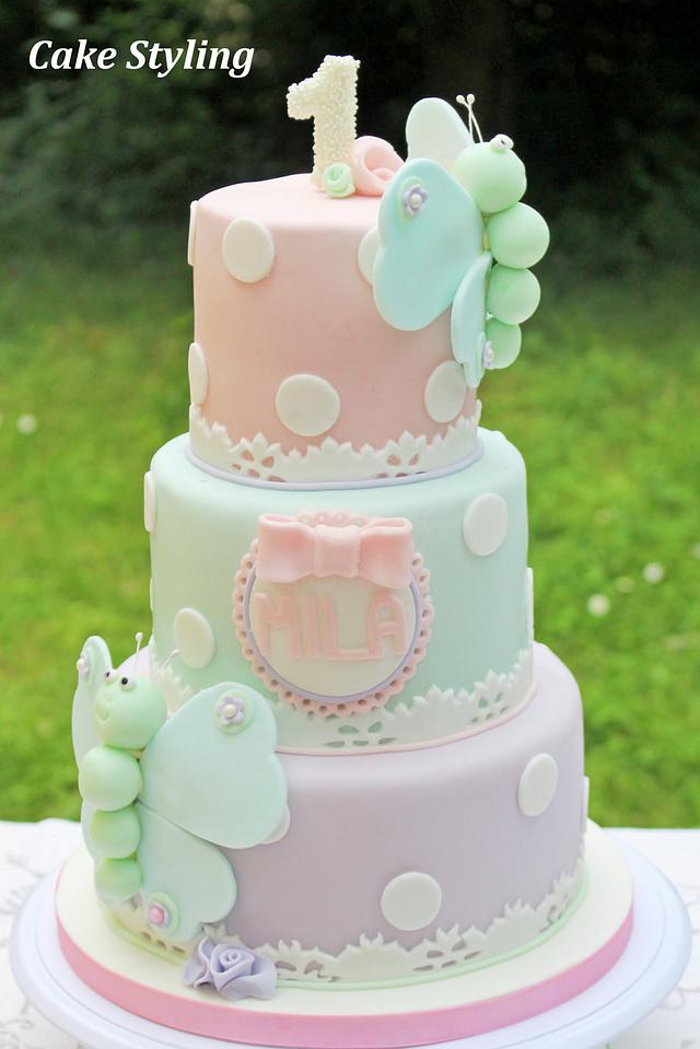 butterfly cake design