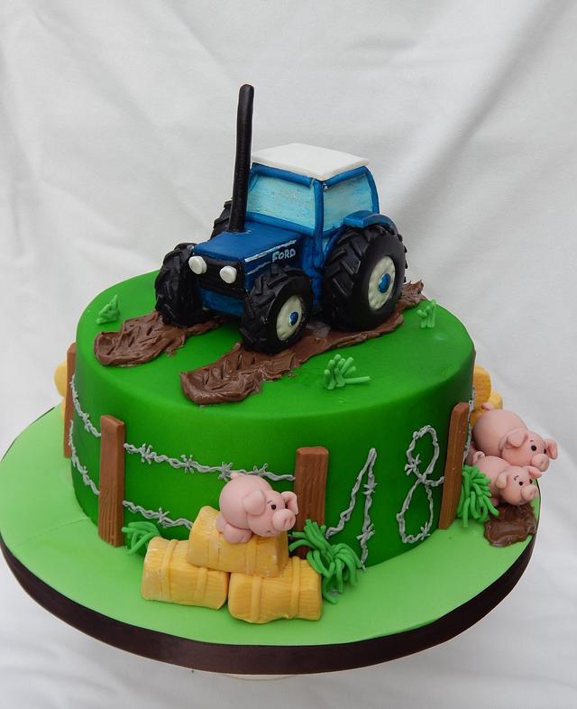 18th Tractor Cake