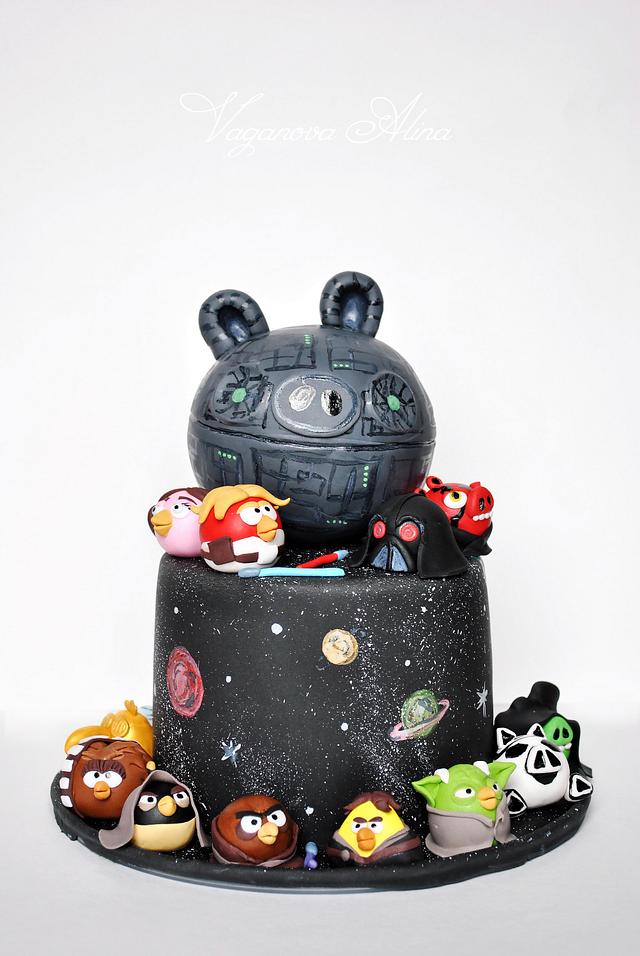angry birds star wars cakes