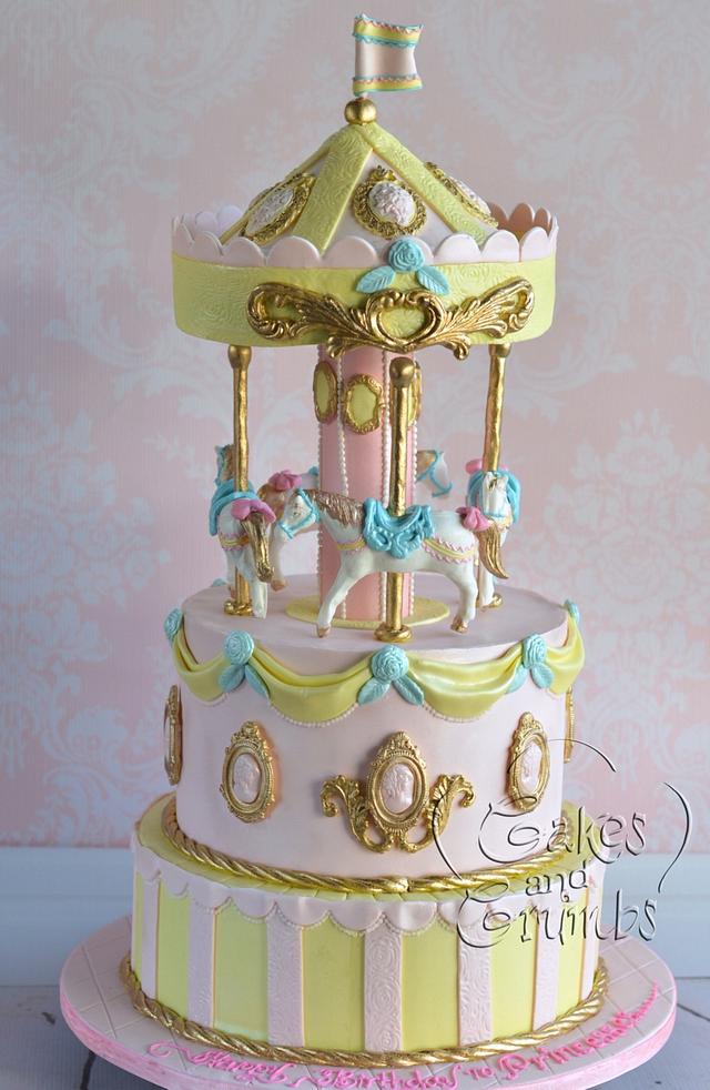 Carousel cake ... - Decorated Cake by Hima bindu - CakesDecor