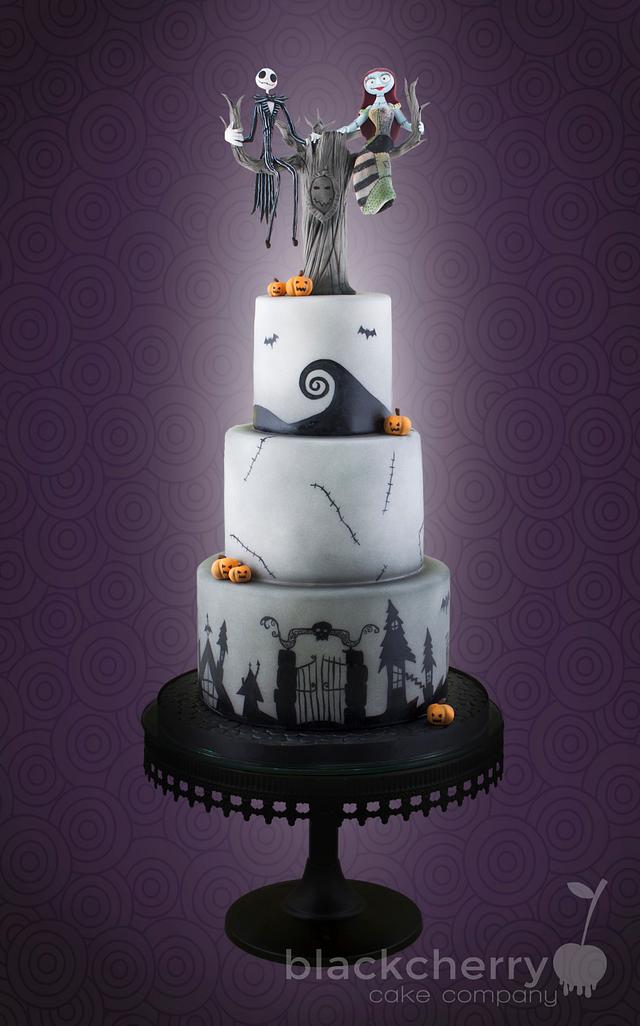 Nightmare Before Christmas Baby Shower Cakes