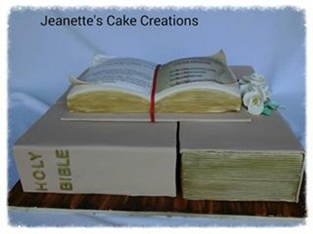 Bible cake - Decorated Cake by Jeanette's Cake Creations - CakesDecor