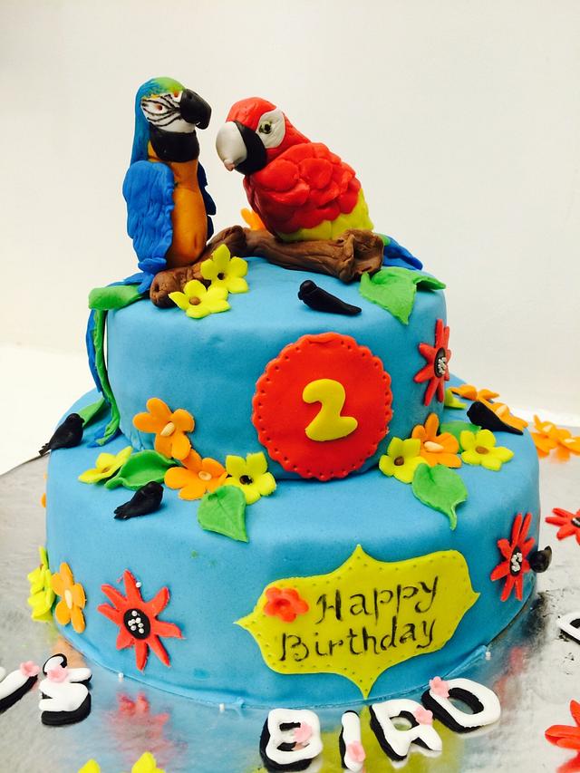 macaw cake