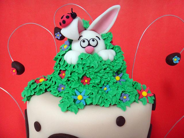 Easter Cake - Decorated Cake by Verônica Ceretti - CakesDecor