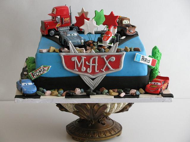 Cars themed cake ! - Cake by Sandra Caputo - CakesDecor