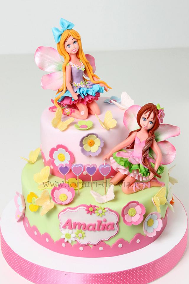 Fairies for Amalia - Cake by Viorica Dinu - CakesDecor