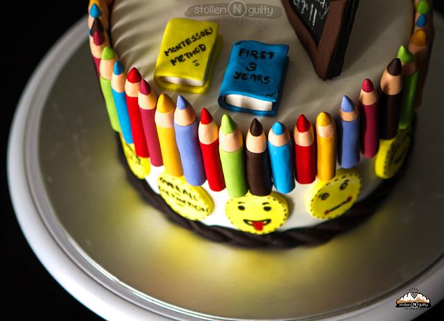 Butter Colors Cake By Smitha Arun Cakesdecor