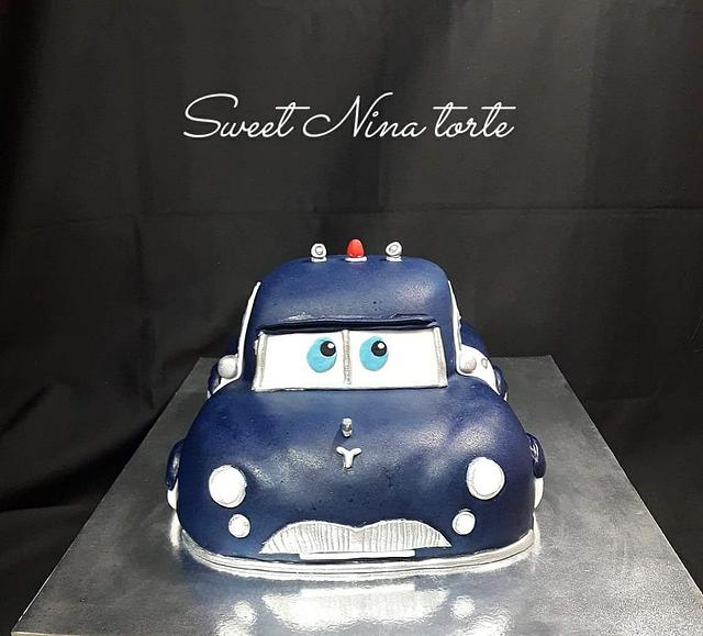 Cars 3d cake