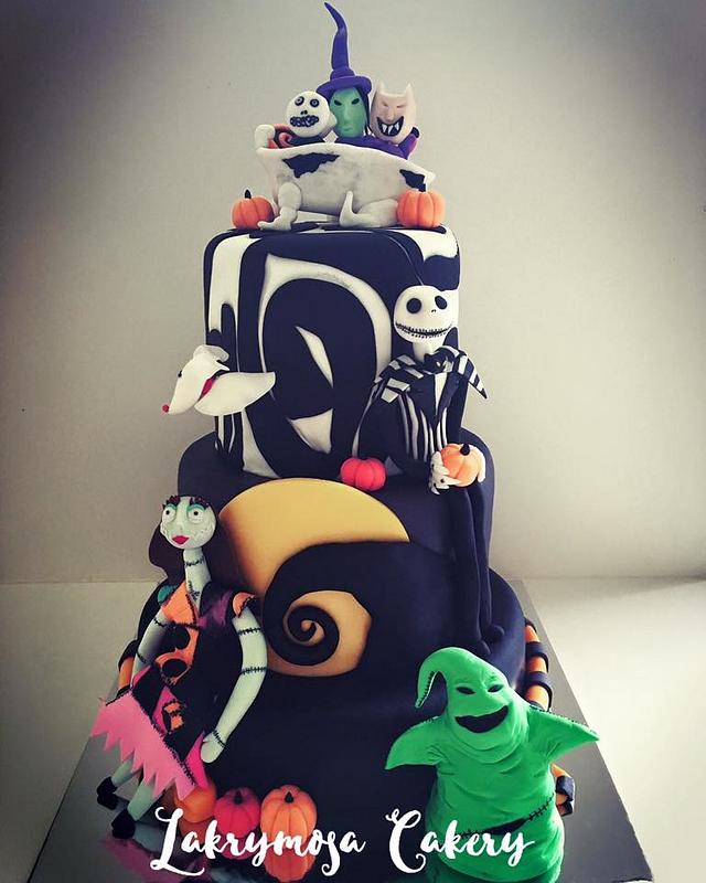 Nightmare Before Christmas - Decorated Cake by Lakrymosa - CakesDecor